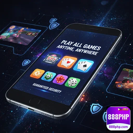 Filipino casino app interface showcasing mobile gaming options - 888php